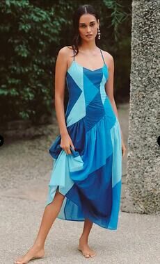 Anthropologie | Dresses | Anthropologie Pilcro Asymmetrical Babydoll Dress In Coral